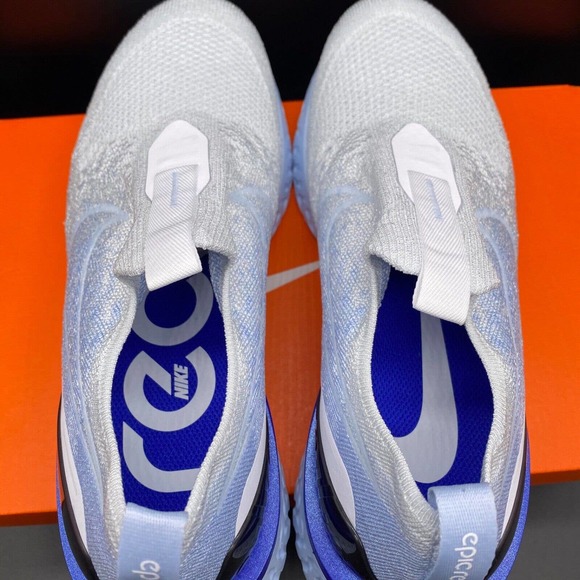 Nike Epic Phantom React Flyknit White/Hydrogen Blue BV0417-101 Men Size 7.5-14 - Picture 5 of 10